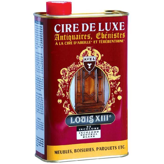 Cire liquide de Luxe haute tradition incolore Avel Louis XIII sur Droguerie  Jary