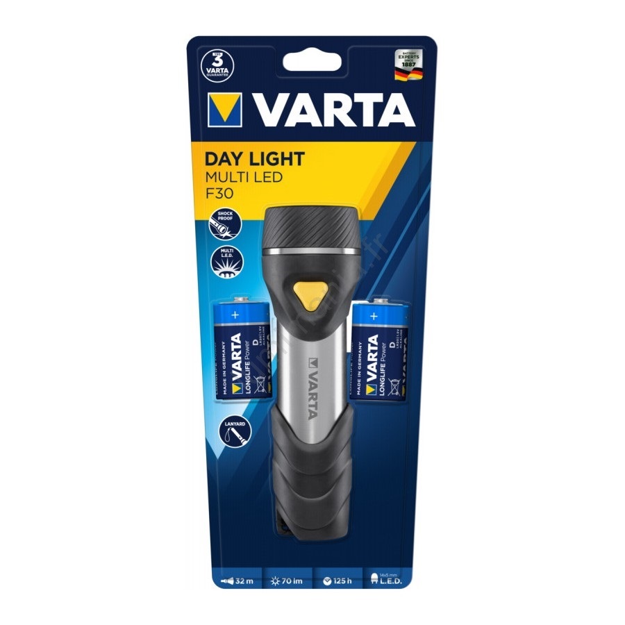 Torche Varta Day Light Key Chain Light avec 1 pile AAA