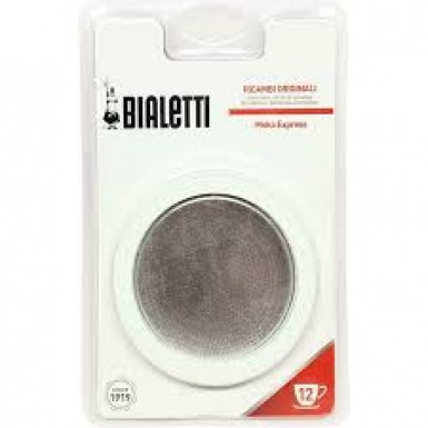 3 Joints 1 filtres pour cafetière moka express Bialetti 12 tasses
