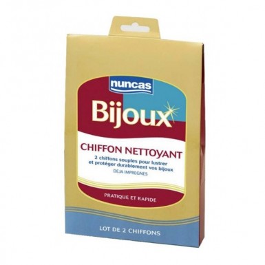 Vente 2 Chiffons Nettoyant Bijoux en Or Aury Nuncas, Acheter 2 Chiffons nettoyant bijoux en or Nuncas