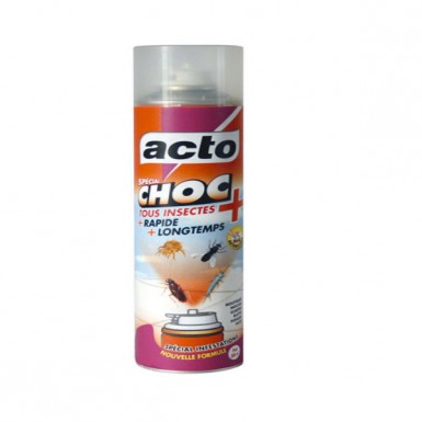 Vente aérosol spécial choc tous insectes diffuseur automatique Acto, acheter aérosol spécial tous insectes diffuseur