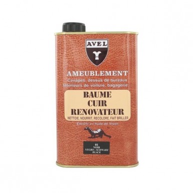 vente Baume Cuir Rénovateur liquide MARRON CLAIR AVEL 500ml