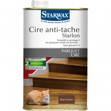 vente Cire anti-tache starlon bois foncé 1l Starwax 