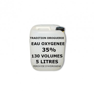 vente de l'eau oxygénée 35% 5l, achat de l'eau oxygénée 35%, 5l, 130 volumes