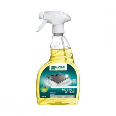 vente ND 610 à citron dégraissant désinfectant 750ml Le Vrai