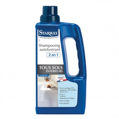 vente Nettoyant shampoing autolustrant brillant entretien sols 1l Starwax