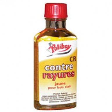 vente POLIBOY contre rayures 100ML jaune pour bois clair