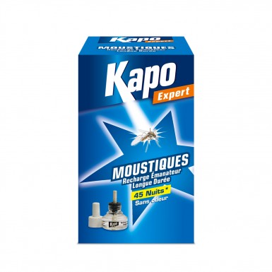 Vente recharge liquide repousse moustique (pour diffuseur) Kapo, acheter la recharge liquide repousse moustiques pour di