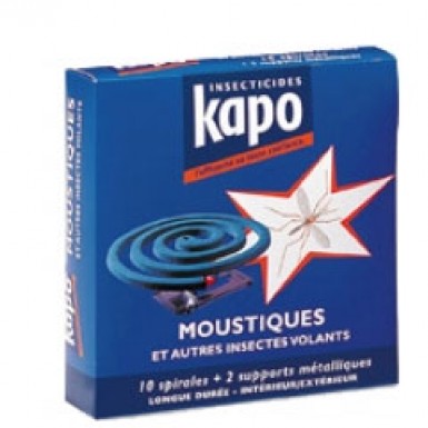 Vente de spirales anti-moustiques Kapo, acheter des spirales anti-moustiques Kapo 
