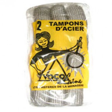 vente Tampons laine d'acier 12 pièces