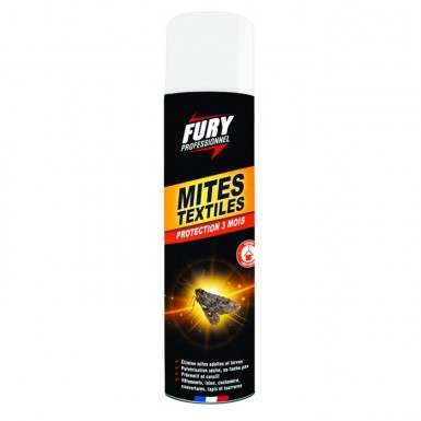 Aérosol mites et larves Textiles Fury