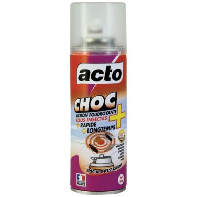 aérosol spécial choc tous insectes Diffuseur automatique Acto