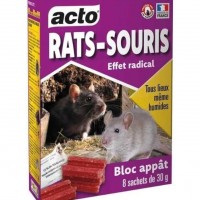 Blocs appâts rats, souris