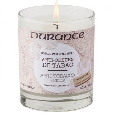 Bougie parfumée anti-odeurs de tabac Durance