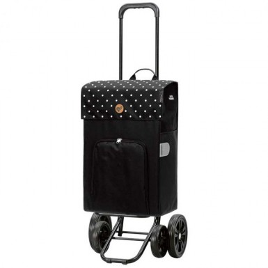 Chariot courses Quattro Shopper malit noir 4 Roues ANDERSEN