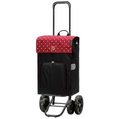 Chariot de courses Quattro Shopper hera rouge 4 Roues ANDERSEN (réf 185-023-80)
