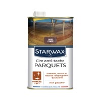Cire anti-tache starlon bois foncé Starwax 