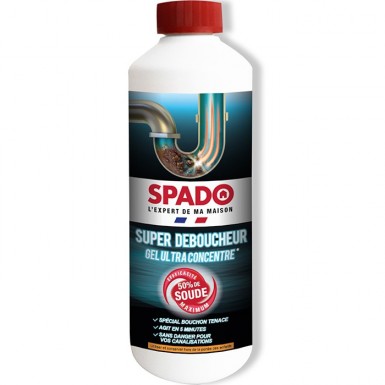 Super déboucheur gel ultra concentré Spado