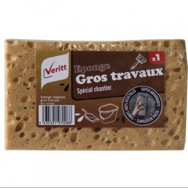 Éponge Gros Travaux Spécial Chantier x1 Veritt