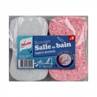 Eponge Végétale Salle de Bain X 2 Veritt