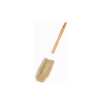 Goupillon Radiateur Double Soie Manche Bois Verni