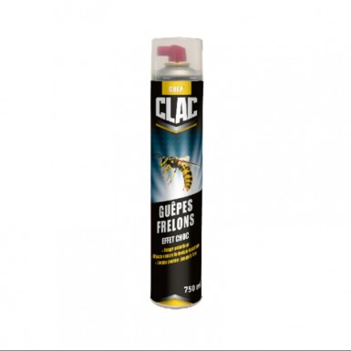 Aérosol Guêpes Frelons Effet Choc 750ml