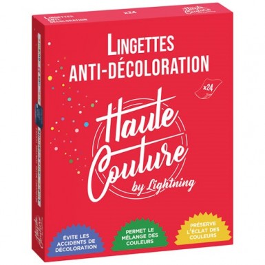 Lingettes anti-décoloration Haute Couture