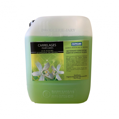 Nettoyant Carrelages parfumés Fleurs d'Oranger de Sicile Nuncas