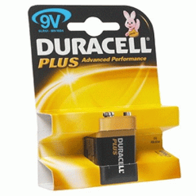 Pile 6LR61 Duracell Plus 9V alcaline 1 pièce