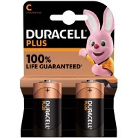 Piles C LR14 Duracell Plus 1.5V alcaline