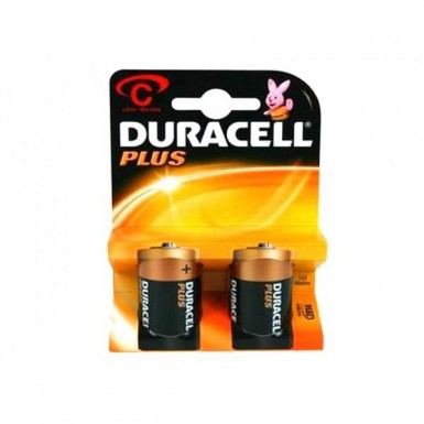 Piles C LR14 Duracell Plus 1.5V alcaline X 2 pièces