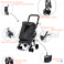 Poussette de marché GO UP Playmarket noir