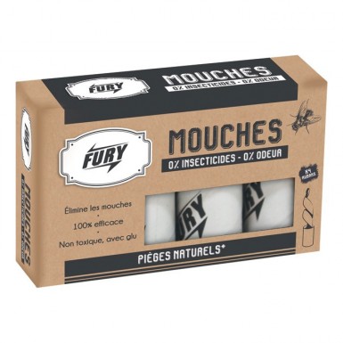 Rubans attrape-mouches écologiques à la glu Fury