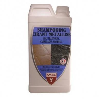 Shampoing cirant métallise carrelage, sol plastique AVEL