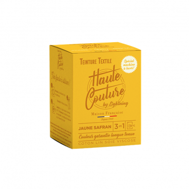 Teinture Textile Haute Couture Jaune Safran