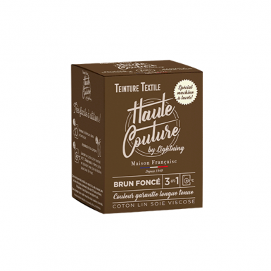 Teinture Textile Haute Couture brun foncé