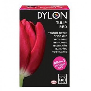 Teinture tissus rouge vif Dylon