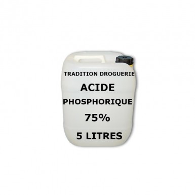 vente d'acide phosphorique 75% 5l, acheter de l'acide phosphorique 75%