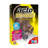 achat Blocs appâts rats, souris Acto 240g