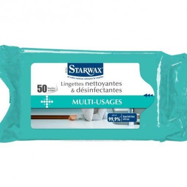 achat Lingettes nettoyantes désinfectantes Starwax