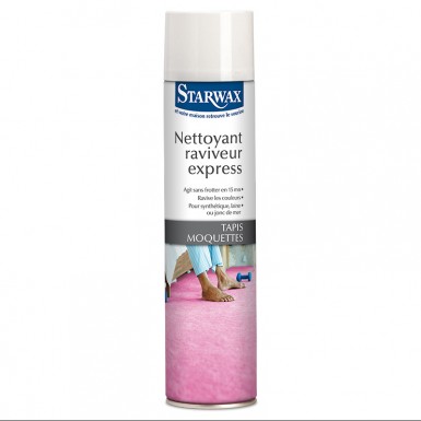 achat Nettoyant raviveur express moquette, tapis 600ml Starwax