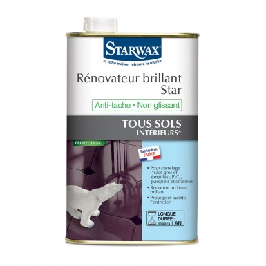 achat Rénovateur brillant Star sols intérieurs Starwax cire ionisée